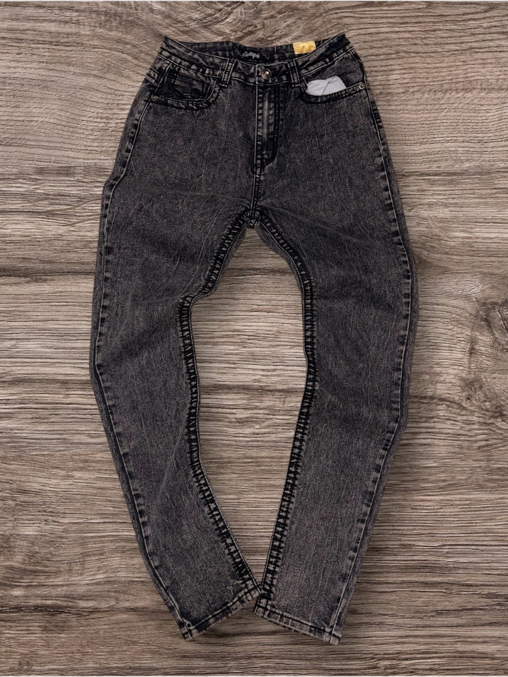 South Pole Black Acid Wash Women’s Skinny Jeans